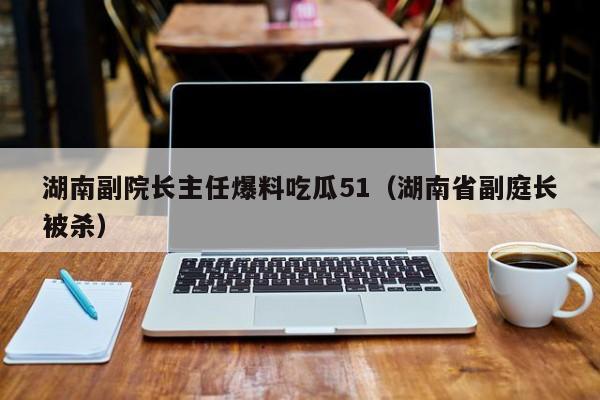 湖南副院长主任爆料吃瓜51（湖南省副庭长被杀）